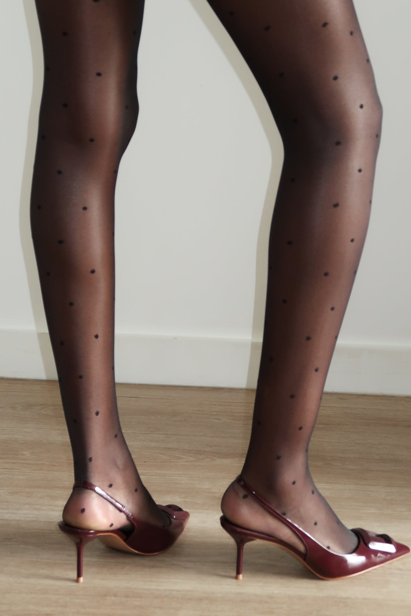 15 Denier Polka Dot